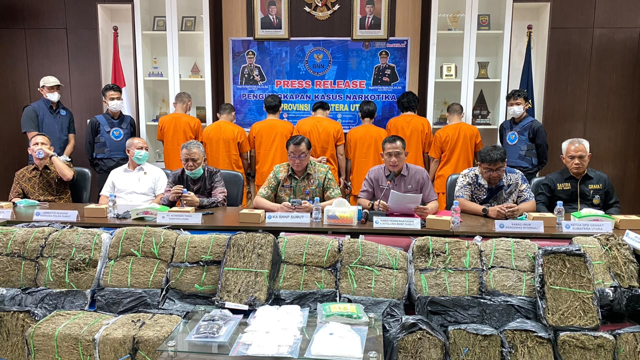BNNP Sumut Ungkap 5 Kasus Narkotika, Diantaranya Pod Getar